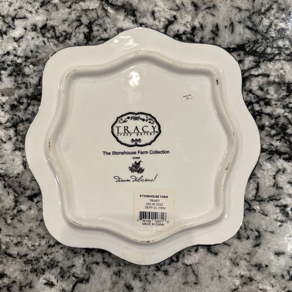 Tracy Porter The Stonehouse Farm Collection 8” Rooster Trivet - Picture 2 of 5